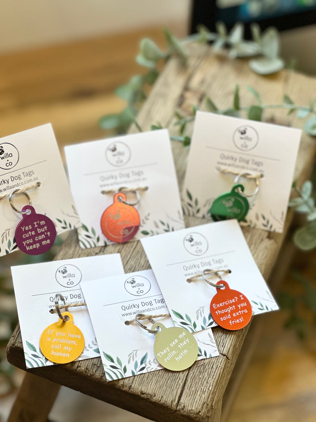 Quirky Dog Tags