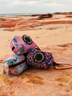 Poop Bag Holder- Butterfly