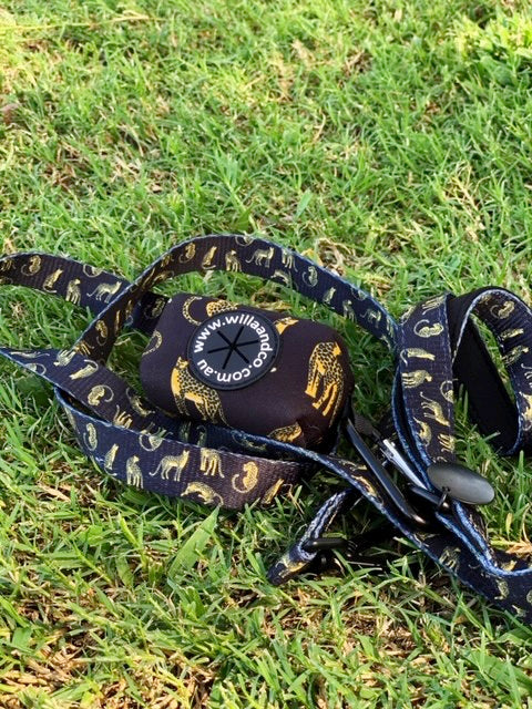 Poop Bag Holder- Leopard