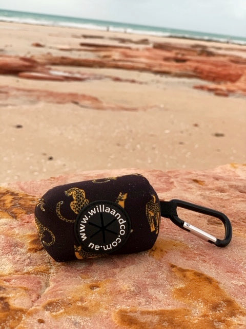 Poop Bag Holder- Leopard