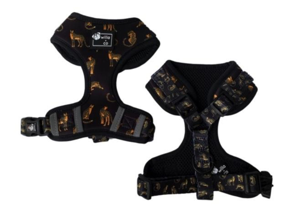 Adjustable Harness- Leopard