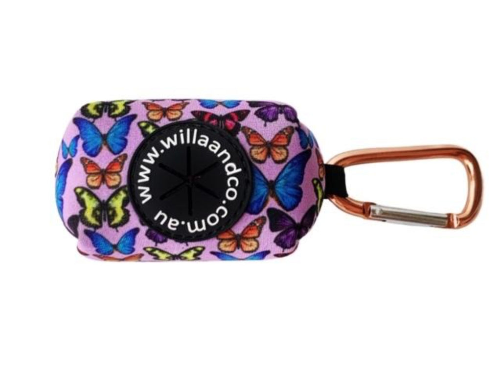 Poop Bag Holder- Butterfly