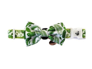 Collar & Bow Tie - Palms