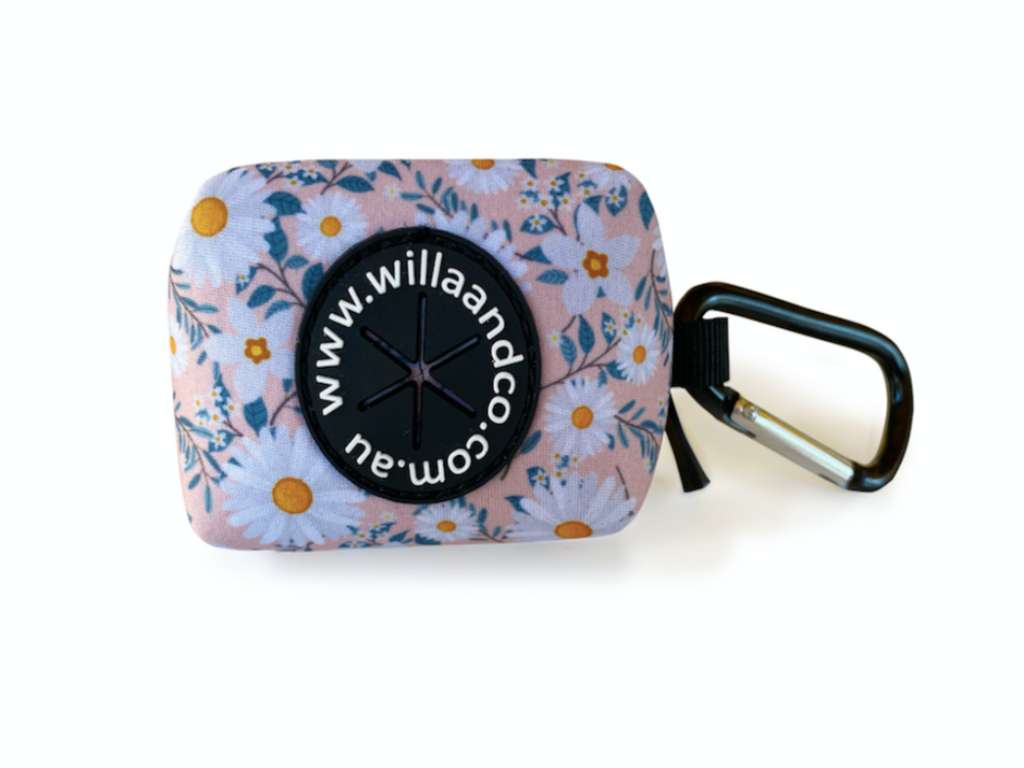 Poop Bag Holder - Floral
